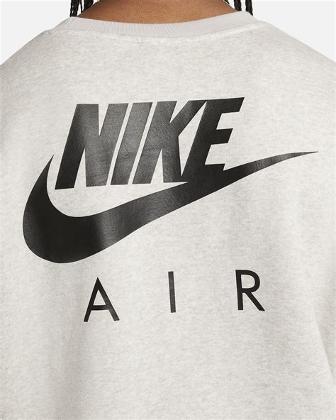 nike air herren fleece rundhalsshirt